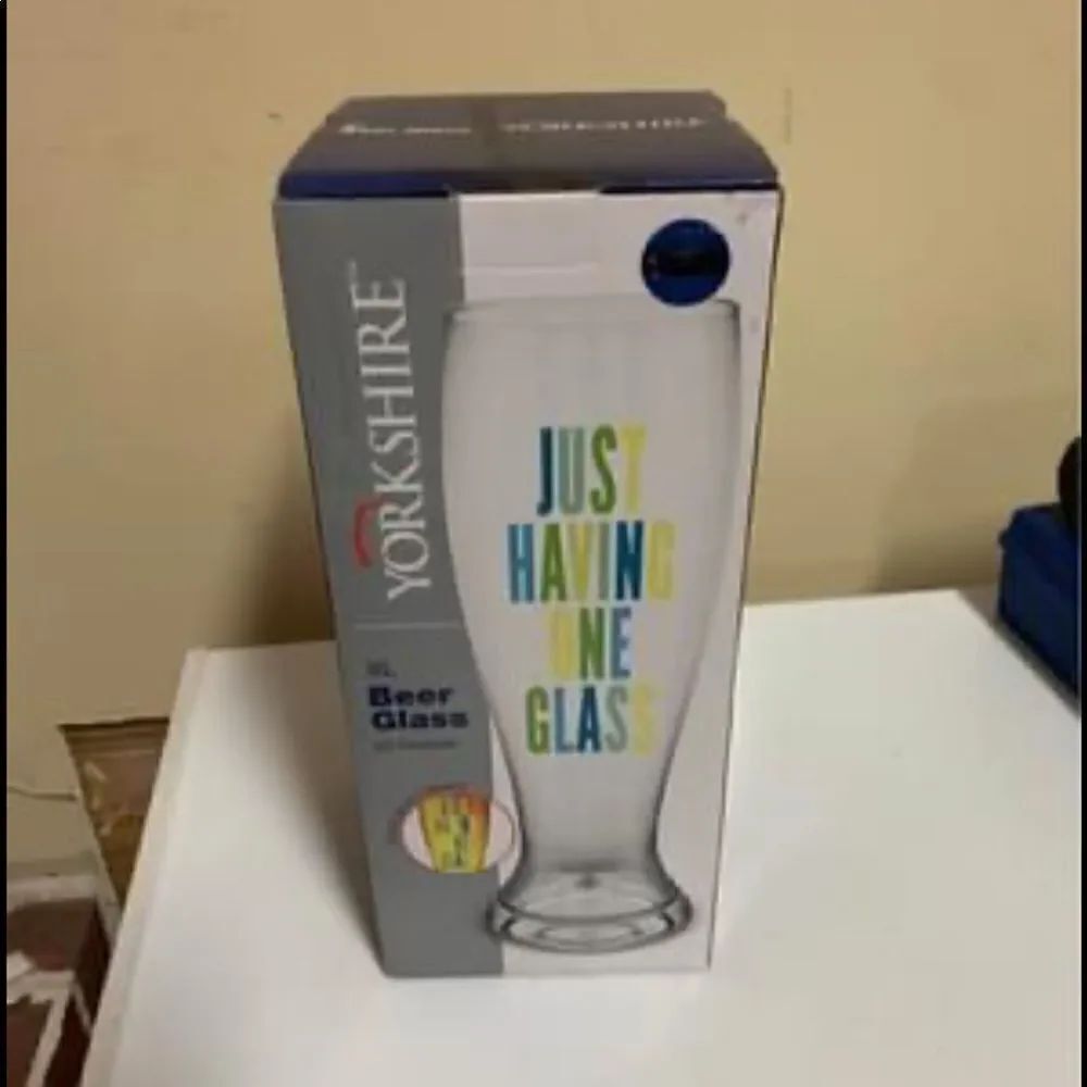 New Yorkshire xl tall beer glass